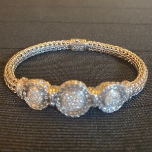 John Hardy Pave Diamond Bracelet
